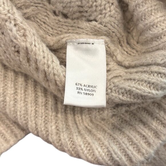 Chelsea & Violet Pom Pom Textured Knit Sweater | Cream XL Cottagecore Cozy - Picture 5 of 5